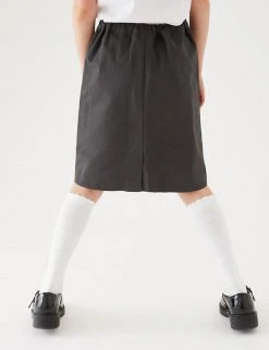M&S Collection Skirts Girls' Pure Cotton Skin Kind™ School Skirt (2-18 Yrs) -SCHOOL UNIFORM Sales SD 04 T76 0310S T0 X EC 2