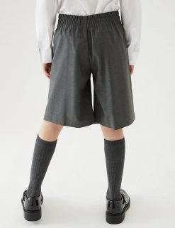 M&S Collection Trousers Girls' Pleat Front School Culottes (2-18 Yrs) 10 M&S Collection Trousers Girls' Pleat Front School Culottes (2-18 Yrs) -SCHOOL UNIFORM Sales SD 04 T76 0320 T0 X EC 2
