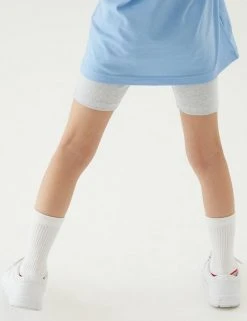 M&S Collection PE Kit 2pk Girls' Cotton With Stretch School Shorts (2-16 Yrs) 25 M&S Collection PE Kit 2pk Girls' Cotton With Stretch School Shorts (2-16 Yrs) -SCHOOL UNIFORM Sales SD 04 T76 1033 T0 X EC 2