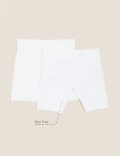 M&S Collection PE Kit 2pk Girls' Cotton With Stretch School Shorts (2-16 Yrs) 27 M&S Collection PE Kit 2pk Girls' Cotton With Stretch School Shorts (2-16 Yrs) -SCHOOL UNIFORM Sales SD 04 T76 1033 Z0 X EC 90