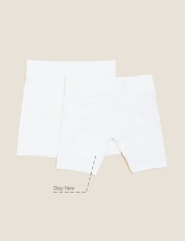 M&S Collection PE Kit 2pk Girls' Cotton With Stretch School Shorts (2-16 Yrs) 12 M&S Collection PE Kit 2pk Girls' Cotton With Stretch School Shorts (2-16 Yrs) - Image 10