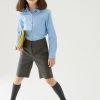 M&S Collection Girls' Regular Fit School Shorts (2-16 Yrs) 2 M&S Collection Girls' Regular Fit School Shorts (2-16 Yrs) -SCHOOL UNIFORM Sales SD 04 T76 1231 T0 X EC 0
