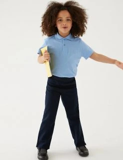 M&S Collection Girls' Regular Leg Knitted School Trousers (2-16 Yrs) 27 M&S Collection Girls' Regular Leg Knitted School Trousers (2-16 Yrs) -SCHOOL UNIFORM Sales SD 04 T76 1287 F4 X EC 0