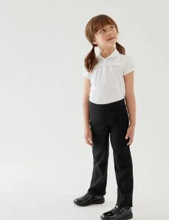 M&S Collection Girls' Regular Leg Knitted School Trousers (2-16 Yrs) 22 M&S Collection Girls' Regular Leg Knitted School Trousers (2-16 Yrs) -SCHOOL UNIFORM Sales SD 04 T76 1287 Y4 X EC 0