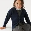 M&S Collection Cardigans 2pk Girls' Pure Cotton School Cardigan (3-18 Yrs) 2 M&S Collection Cardigans 2pk Girls' Pure Cotton School Cardigan (3-18 Yrs) -SCHOOL UNIFORM Sales SD 04 T76 1371 F0 X EC 0