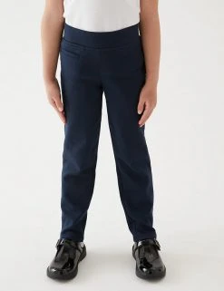 M&S Collection Girls' Slim Leg Knitted School Trousers (2-18 Yrs) 31 M&S Collection Girls' Slim Leg Knitted School Trousers (2-18 Yrs) -SCHOOL UNIFORM Sales SD 04 T76 1421 F0 X EC 3