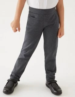 M&S Collection Girls' Slim Leg Knitted School Trousers (2-18 Yrs) 19 M&S Collection Girls' Slim Leg Knitted School Trousers (2-18 Yrs) -SCHOOL UNIFORM Sales SD 04 T76 1421 T0 X EC 1
