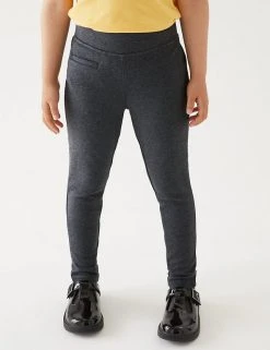 M&S Collection Girls' Skinny Leg Knitted School Trousers (2-18 Yrs) -SCHOOL UNIFORM Sales SD 04 T76 1422 T0 X EC 3