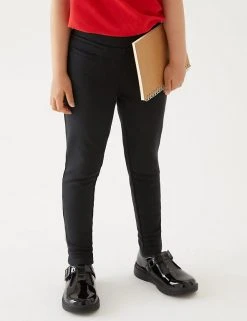 M&S Collection Girls' Skinny Leg Knitted School Trousers (2-18 Yrs) -SCHOOL UNIFORM Sales SD 04 T76 1422 Y0 X EC 3