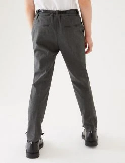 M&S Collection Girls' Skinny Leg Belted School Trousers (2-18 Yrs) 26 M&S Collection Girls' Skinny Leg Belted School Trousers (2-18 Yrs) -SCHOOL UNIFORM Sales SD 04 T76 1428 T0 X EC 2