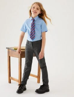 M&S Collection Girls' Slim Leg Regular Fit School Trousers (2-18 Yrs) 23 M&S Collection Girls' Slim Leg Regular Fit School Trousers (2-18 Yrs) -SCHOOL UNIFORM Sales SD 04 T76 1431 T0 X EC 0