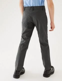 M&S Collection Girls' Slim Leg Regular Fit School Trousers (2-18 Yrs) 26 M&S Collection Girls' Slim Leg Regular Fit School Trousers (2-18 Yrs) -SCHOOL UNIFORM Sales SD 04 T76 1431 T0 X EC 2
