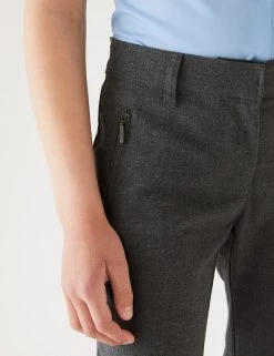 M&S Collection Girls' Slim Leg Regular Fit School Trousers (2-18 Yrs) 28 M&S Collection Girls' Slim Leg Regular Fit School Trousers (2-18 Yrs) -SCHOOL UNIFORM Sales SD 04 T76 1431 T0 X EC 4