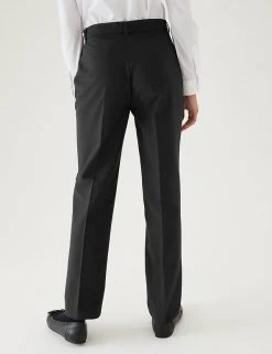 M&S Collection Girls' Slim Leg Slim Fit School Trousers (2-18 Yrs) 17 M&S Collection Girls' Slim Leg Slim Fit School Trousers (2-18 Yrs) -SCHOOL UNIFORM Sales SD 04 T76 1432 Y0 X EC 2
