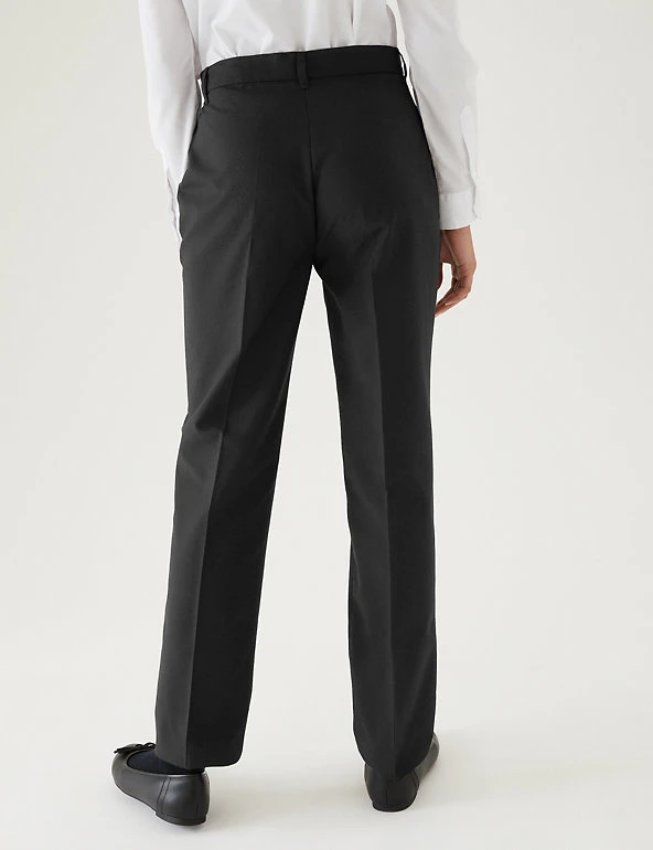 M&S Collection Girls' Slim Leg Slim Fit School Trousers (2-18 Yrs) 6 M&S Collection Girls' Slim Leg Slim Fit School Trousers (2-18 Yrs) - Image 4