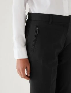 M&S Collection Girls' Slim Leg Slim Fit School Trousers (2-18 Yrs) 19 M&S Collection Girls' Slim Leg Slim Fit School Trousers (2-18 Yrs) -SCHOOL UNIFORM Sales SD 04 T76 1432 Y0 X EC 4