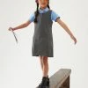 M&S Collection Dresses 2pk Girls’ Crease Resistant School Pinafores (2-12 Yrs) -SCHOOL UNIFORM Sales SD 04 T76 1750 T0 X EC 0