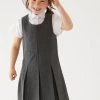 M&S Collection Dresses Girls' Plus Fit Pleated School Pinafore (2-12 Yrs) 2 M&S Collection Dresses Girls' Plus Fit Pleated School Pinafore (2-12 Yrs) -SCHOOL UNIFORM Sales SD 04 T76 1751P T0 X EC 0