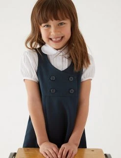 M&S Collection Dresses Girls' Permanent Pleats School Pinafore (2-12 Yrs) 16 M&S Collection Dresses Girls' Permanent Pleats School Pinafore (2-12 Yrs) -SCHOOL UNIFORM Sales SD 04 T76 1755 F0 X EC 1
