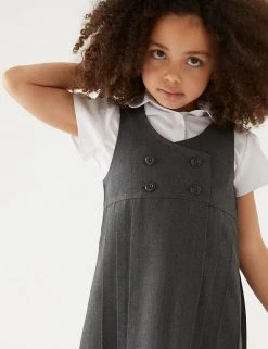 M&S Collection Dresses Girls' Permanent Pleats School Pinafore (2-12 Yrs) 12 M&S Collection Dresses Girls' Permanent Pleats School Pinafore (2-12 Yrs) -SCHOOL UNIFORM Sales SD 04 T76 1755 T0 X EC 1