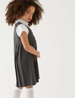 M&S Collection Dresses Girls' Permanent Pleats School Pinafore (2-12 Yrs) 13 M&S Collection Dresses Girls' Permanent Pleats School Pinafore (2-12 Yrs) -SCHOOL UNIFORM Sales SD 04 T76 1755 T0 X EC 2