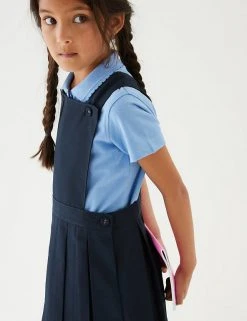 M&S Collection Dresses Girls' Permanent Pleats School Pinafore (2-12 Yrs) 16 M&S Collection Dresses Girls' Permanent Pleats School Pinafore (2-12 Yrs) -SCHOOL UNIFORM Sales SD 04 T76 1756 F0 X EC 1
