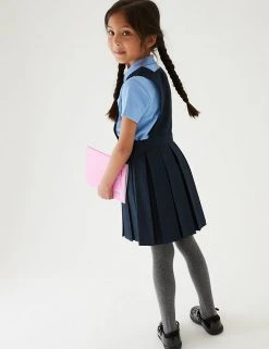 M&S Collection Dresses Girls' Permanent Pleats School Pinafore (2-12 Yrs) 17 M&S Collection Dresses Girls' Permanent Pleats School Pinafore (2-12 Yrs) -SCHOOL UNIFORM Sales SD 04 T76 1756 F0 X EC 2