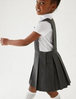 M&S Collection Dresses Girls' Permanent Pleats School Pinafore (2-12 Yrs) 12 M&S Collection Dresses Girls' Permanent Pleats School Pinafore (2-12 Yrs) -SCHOOL UNIFORM Sales SD 04 T76 1756 T0 X EC 1