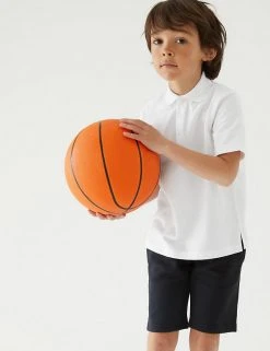 M&S Collection Polo-shirts 2 Pack Unisex Skin Kind™ School Polo Shirts (2-16 Yrs) 10 M&S Collection Polo-shirts 2 Pack Unisex Skin Kind™ School Polo Shirts (2-16 Yrs) -SCHOOL UNIFORM Sales SD 04 T76 2066S Z0 X EC 1