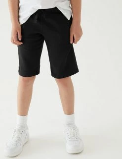 M&S Collection 2pk Unisex Sport School Shorts (2-16 Yrs) -SCHOOL UNIFORM Sales SD 04 T76 2400 Y0 X EC 3