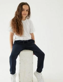 M&S Collection Trousers 2pk Unisex Regular Fit School Joggers (2-16 Yrs) -SCHOOL UNIFORM Sales SD 04 T76 2401 F0 X EC 1