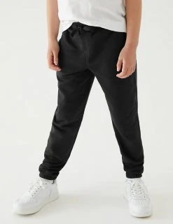 M&S Collection Trousers 2pk Unisex Regular Fit School Joggers (2-16 Yrs) -SCHOOL UNIFORM Sales SD 04 T76 2401 Y0 X EC 3