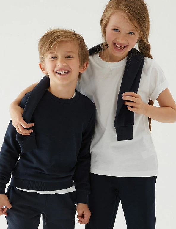 GOODMOVE Jumpers Unisex Regular Fit School Sweatshirt (3-16 Yrs) 3 GOODMOVE Jumpers Unisex Regular Fit School Sweatshirt (3-16 Yrs)