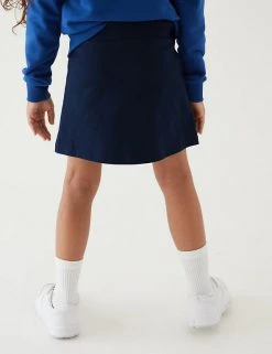 M&S Collection Shorts Girls' Cotton With Stretch Sports School Skorts (2-16 Yrs) -SCHOOL UNIFORM Sales SD 04 T76 2542 F0 X EC 3