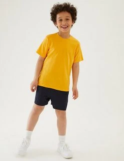 M&S Collection Unisex Sports School Shorts (2-16 Yrs) 23 M&S Collection Unisex Sports School Shorts (2-16 Yrs) -SCHOOL UNIFORM Sales SD 04 T76 3235 F0 X EC 2