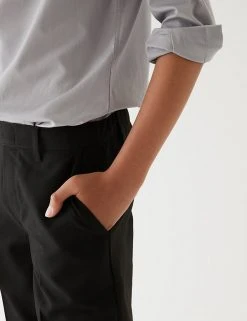 M&S Collection 2pk Boys' Easy Dressing School Trousers (3-18 Yrs) -SCHOOL UNIFORM Sales SD 04 T76 3635 Y0 X EC 4