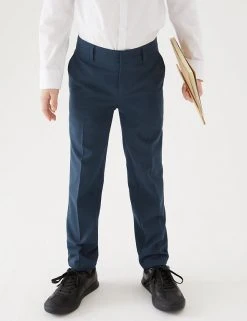 M&S Collection Boys' 2pk Skinny Leg School Trousers (2-18 Yrs) 44 M&S Collection Boys' 2pk Skinny Leg School Trousers (2-18 Yrs) -SCHOOL UNIFORM Sales SD 04 T76 3644 F0 X EC 1