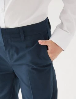 M&S Collection Boys' 2pk Skinny Leg School Trousers (2-18 Yrs) 47 M&S Collection Boys' 2pk Skinny Leg School Trousers (2-18 Yrs) -SCHOOL UNIFORM Sales SD 04 T76 3644 F0 X EC 4