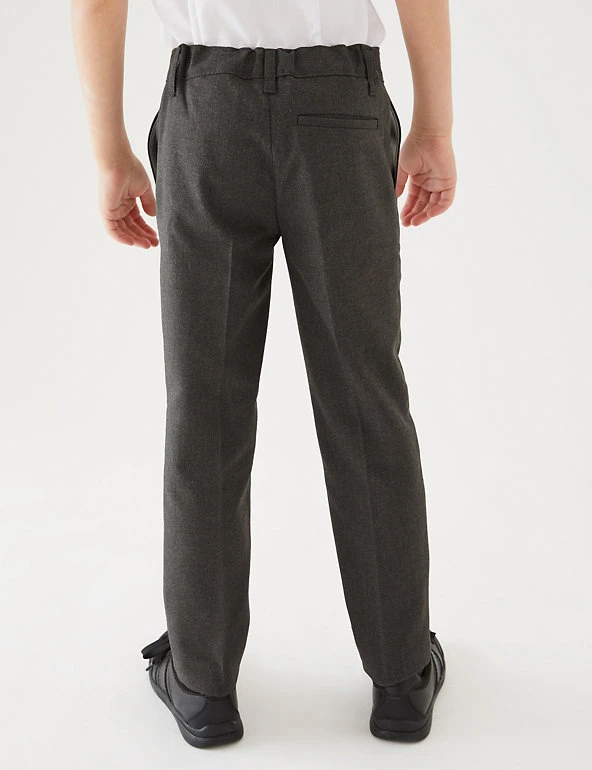 M&S Collection Boys' 2pk Skinny Leg School Trousers (2-18 Yrs) 17 M&S Collection Boys' 2pk Skinny Leg School Trousers (2-18 Yrs) - Image 15