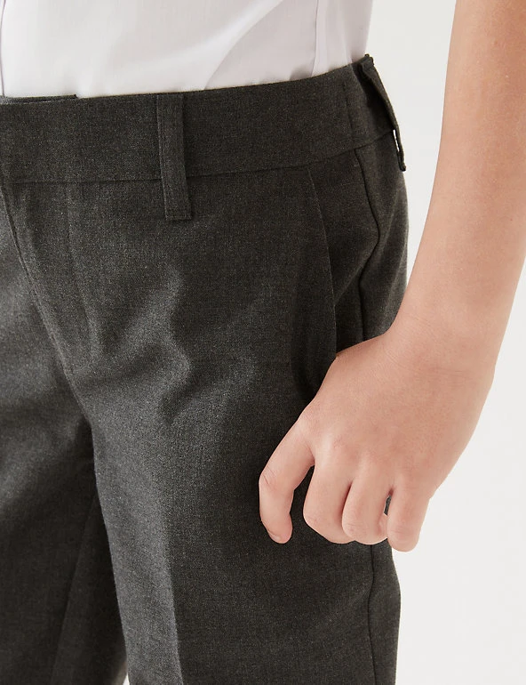 M&S Collection Boys' 2pk Skinny Leg School Trousers (2-18 Yrs) 19 M&S Collection Boys' 2pk Skinny Leg School Trousers (2-18 Yrs) - Image 17