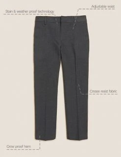 M&S Collection Boys' 2pk Skinny Leg School Trousers (2-18 Yrs) 37 M&S Collection Boys' 2pk Skinny Leg School Trousers (2-18 Yrs) -SCHOOL UNIFORM Sales SD 04 T76 3644 T0 X EC 90