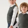 M&S Collection Jumpers Unisex Pure Cotton School Tank Top (2-18 Yrs) -SCHOOL UNIFORM Sales SD 04 T76 3922 T0 X EC 0