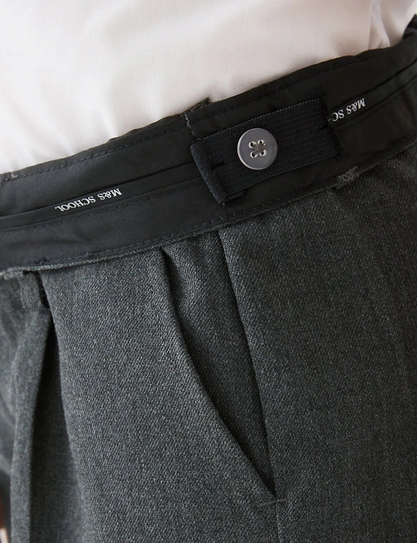 Boys' Regular Leg Plus Fit School Trousers (2-18 Yrs) 7 Boys' Regular Leg Plus Fit School Trousers (2-18 Yrs) - Image 5