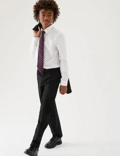 Boys' Regular Leg Plus Fit School Trousers (2-18 Yrs) 19 Boys' Regular Leg Plus Fit School Trousers (2-18 Yrs) -SCHOOL UNIFORM Sales SD 04 T76 4630P Y0 X EC 0