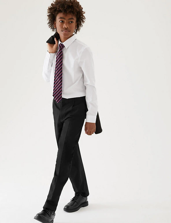 Boys' Regular Leg Plus Fit School Trousers (2-18 Yrs) 9 Boys' Regular Leg Plus Fit School Trousers (2-18 Yrs) - Image 7