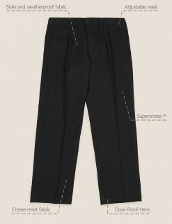 Boys' Regular Leg Plus Fit School Trousers (2-18 Yrs) 20 Boys' Regular Leg Plus Fit School Trousers (2-18 Yrs) -SCHOOL UNIFORM Sales SD 04 T76 4630P Y0 X EC 90