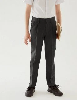 M&S Collection Boys' Regular Leg Slim Fit School Trousers (2-18 Yrs) -SCHOOL UNIFORM Sales SD 04 T76 4631 T0 X EC 1
