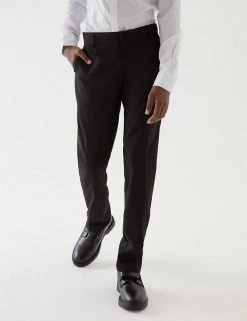 M&S Collection Boys' Skinny Leg Plus Fit School Trousers (2-18 Yrs) 10 M&S Collection Boys' Skinny Leg Plus Fit School Trousers (2-18 Yrs) -SCHOOL UNIFORM Sales SD 04 T76 4765P Y0 X EC 1