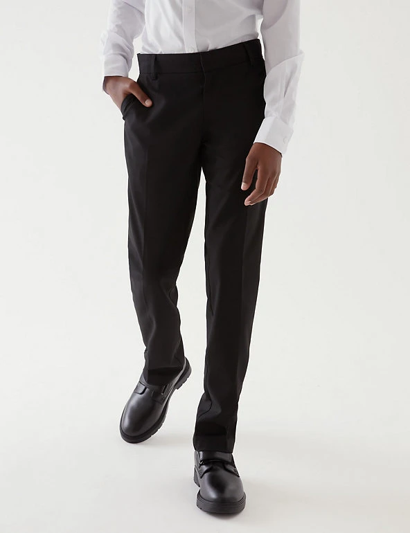 M&S Collection Boys' Skinny Leg Plus Fit School Trousers (2-18 Yrs) 5 M&S Collection Boys' Skinny Leg Plus Fit School Trousers (2-18 Yrs) - Image 3