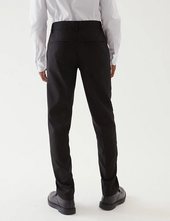 M&S Collection Boys' Skinny Leg Plus Fit School Trousers (2-18 Yrs) 6 M&S Collection Boys' Skinny Leg Plus Fit School Trousers (2-18 Yrs) - Image 4